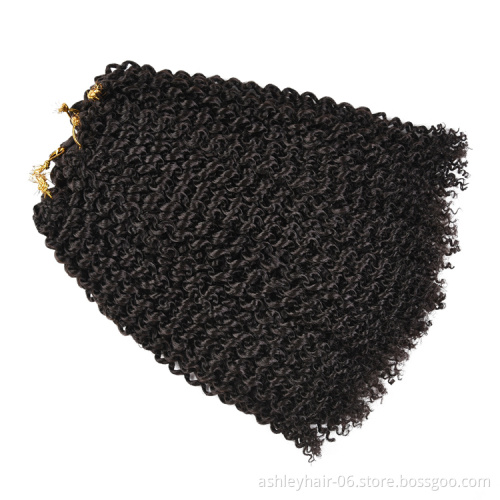 cheap water wave crochet hair mali bob kinky curly crochet hair extensions mali bob twists 8inch